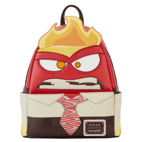 Loungefly Handbags - Disney / Pixar Inside Out Exclusive Anger Cosplay Light Up Glow Mini Backpack